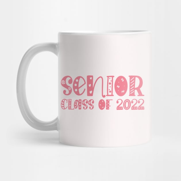 Senior Class of 2022 Graduation Pastel Pink by hwprintsco